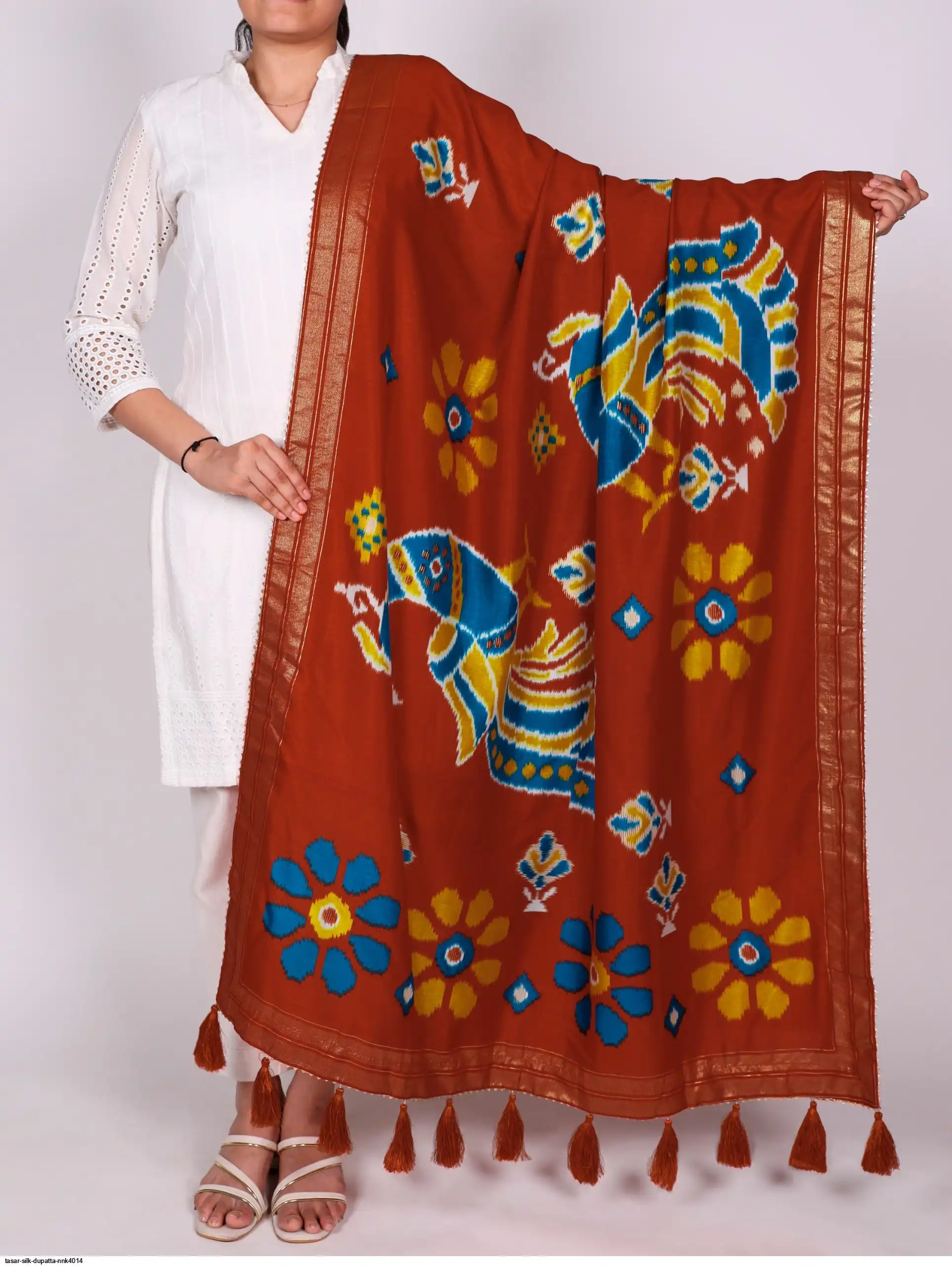TASAR SILK DUPATTA NNK4014 6