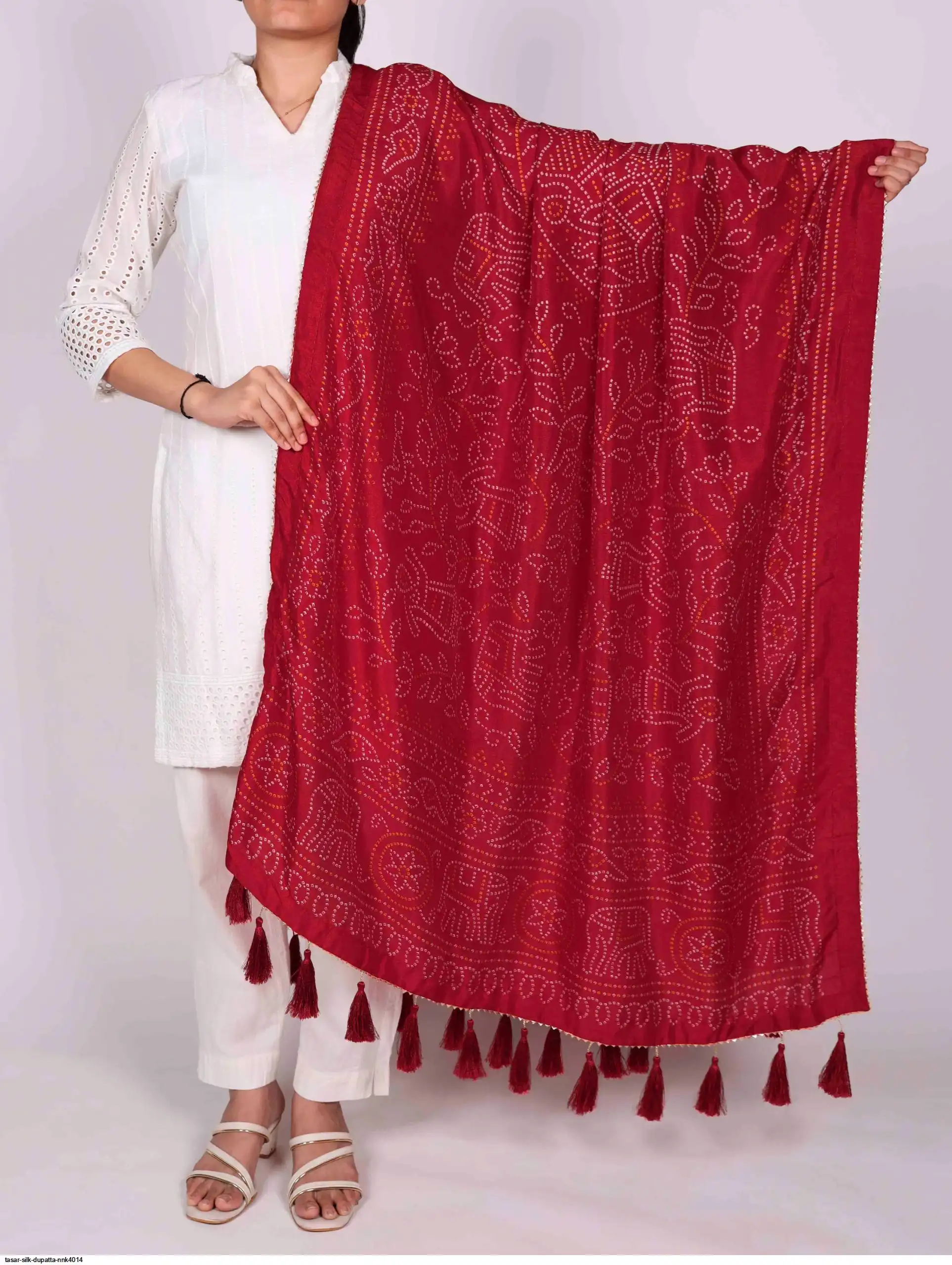 TASAR SILK DUPATTA NNK4014 10