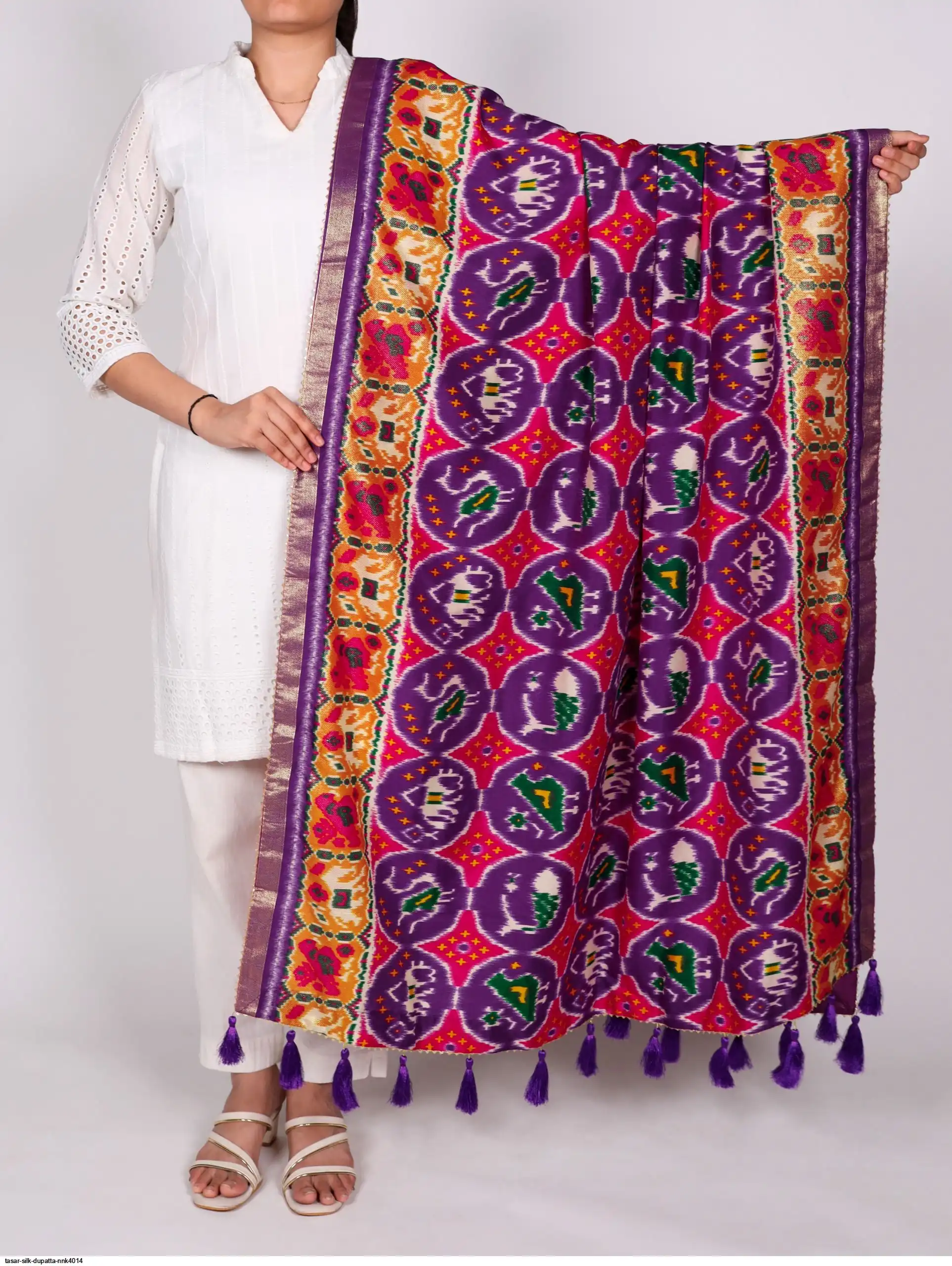 TASAR SILK DUPATTA NNK4014 12