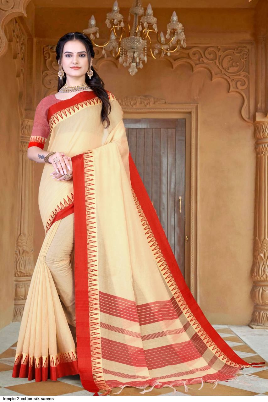 Temple 2 Cotton silk sarees