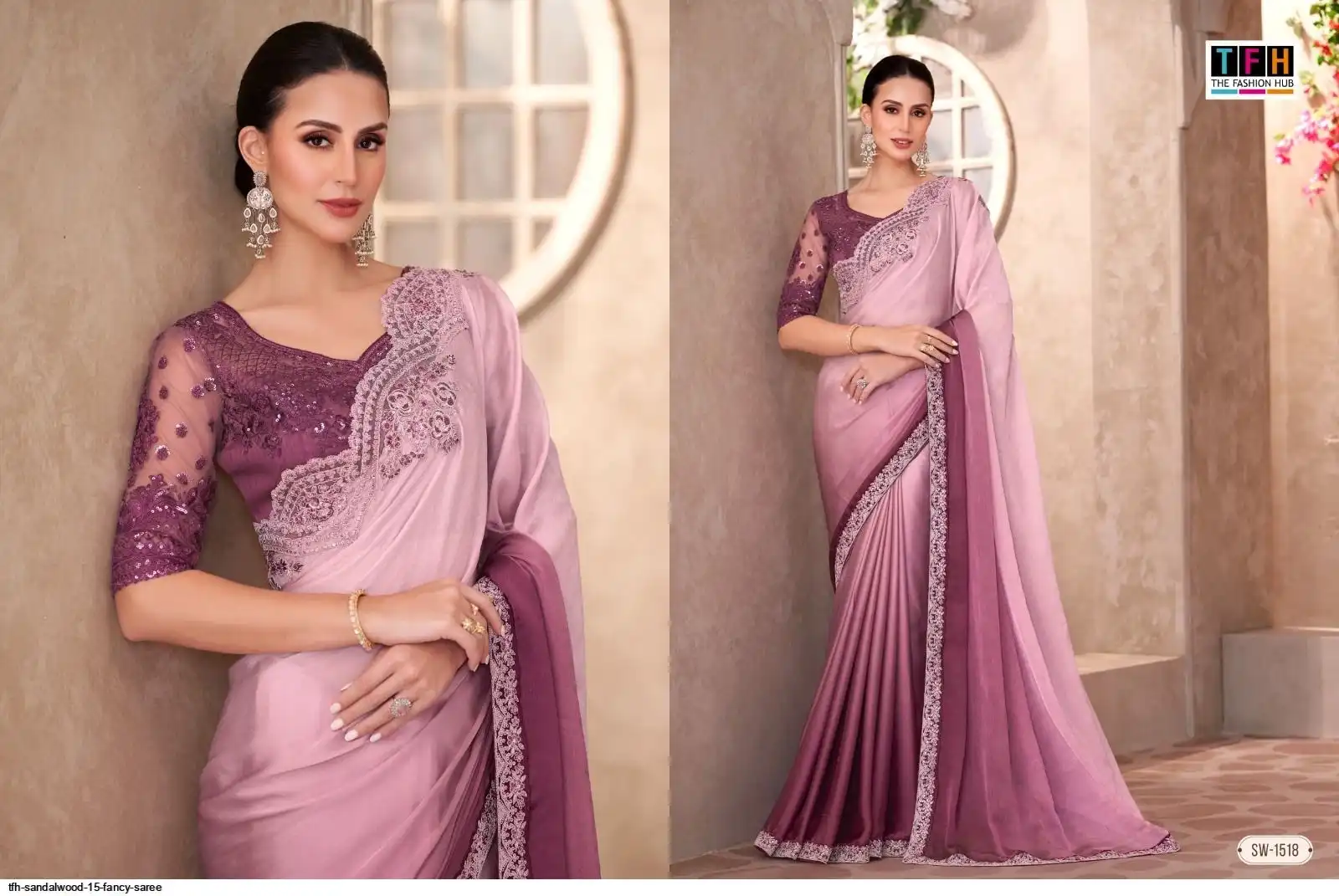 TFH SANDALWOOD 15 FANCY SAREE 1518