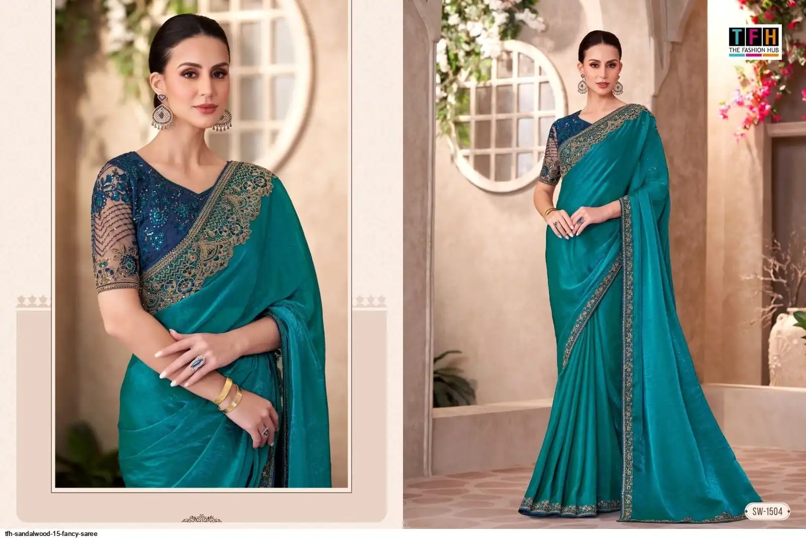 TFH SANDALWOOD 15 FANCY SAREE 1504