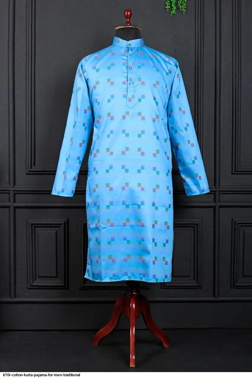 TI10R COTTON KURTA PAJAMA FOR MEN TRADITIONAL F