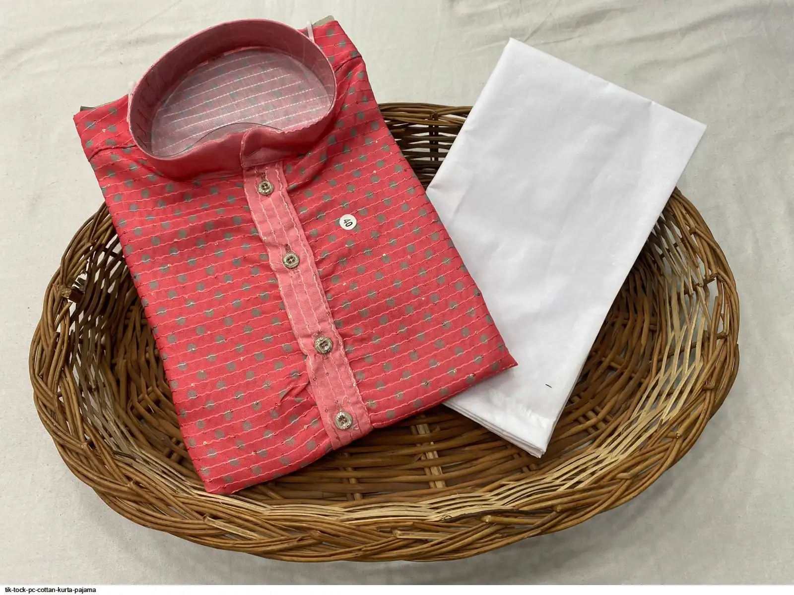 TIK TOCK PC COTTAN KURTA PAJAMA C
