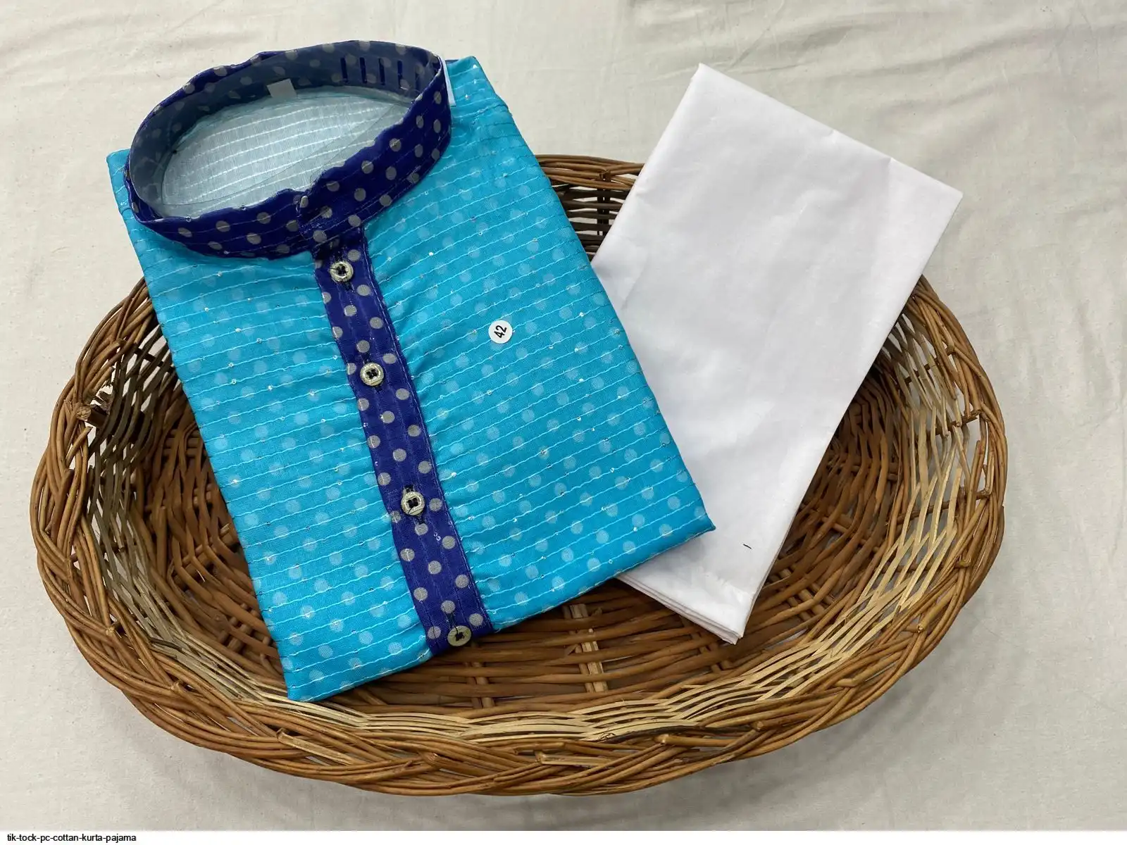 TIK TOCK PC COTTAN KURTA PAJAMA E