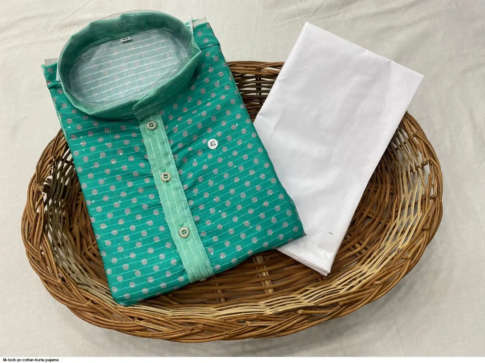 TIK TOCK PC COTTAN KURTA PAJAMA A