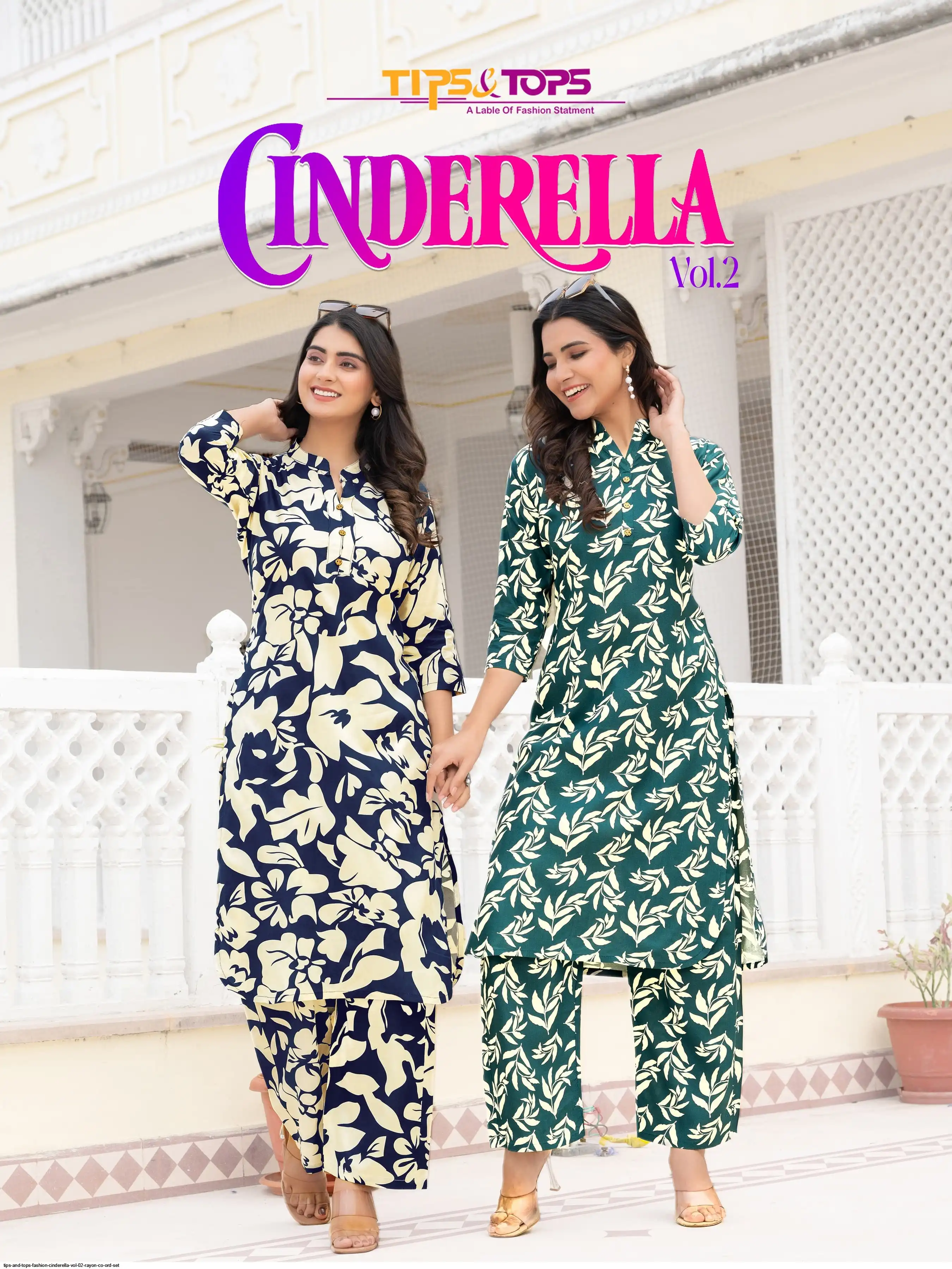 TIPS AND TOPS FASHION CINDERELLA VOL 02 RAYON CO ORD SET