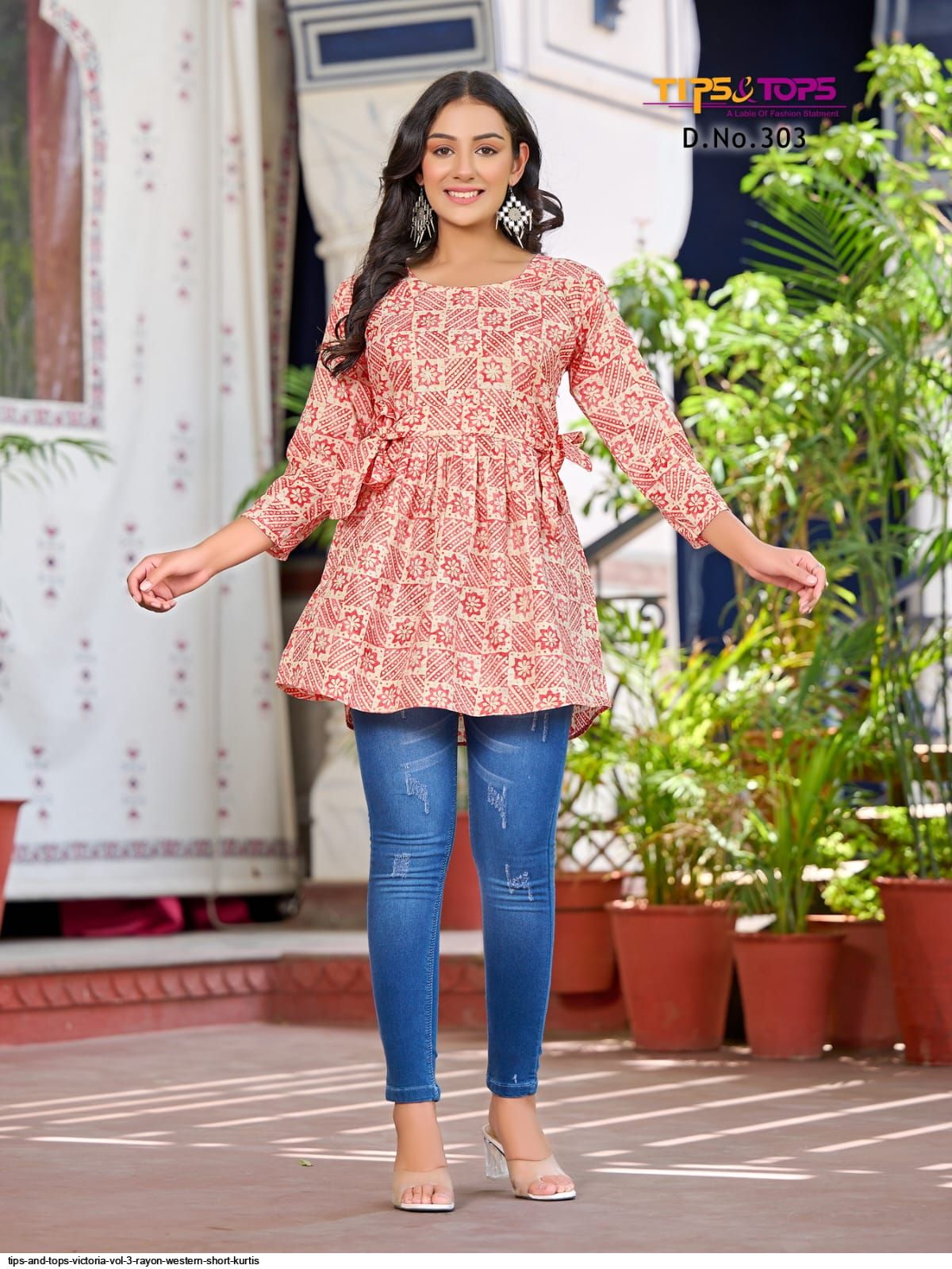 Cotton Floral Printed Short Kurti – Yash Gallery