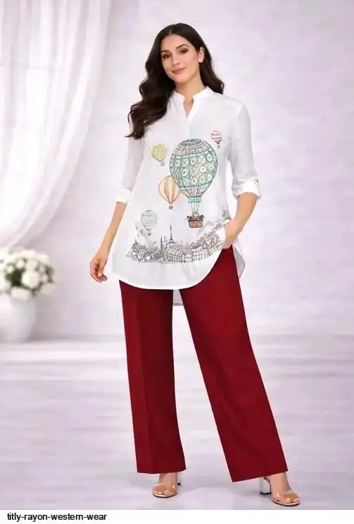 TITLY RAYON WESTERN WEAR D