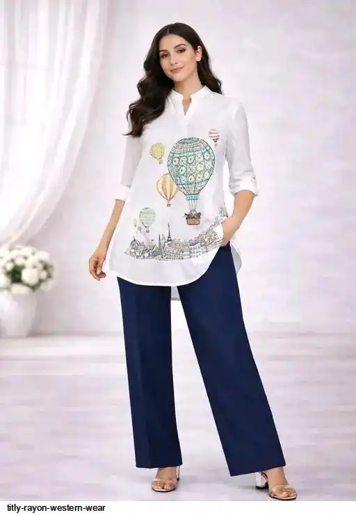 TITLY RAYON WESTERN WEAR E