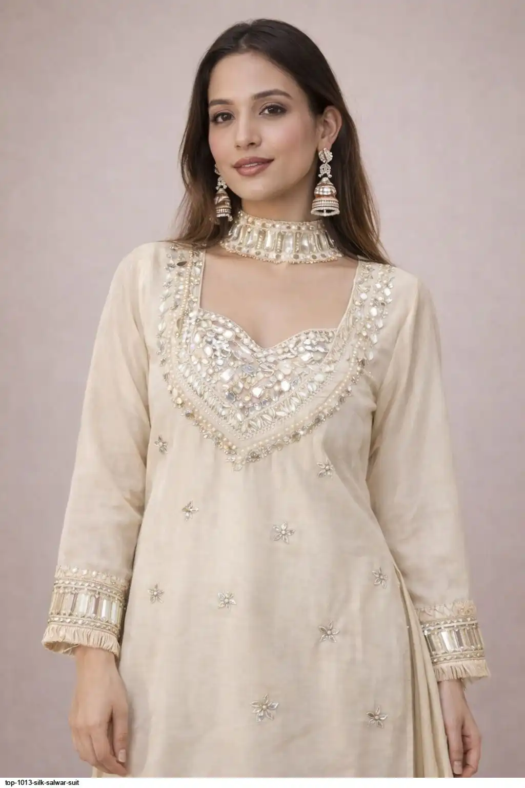 TOP 1013 SILK SALWAR SUIT B