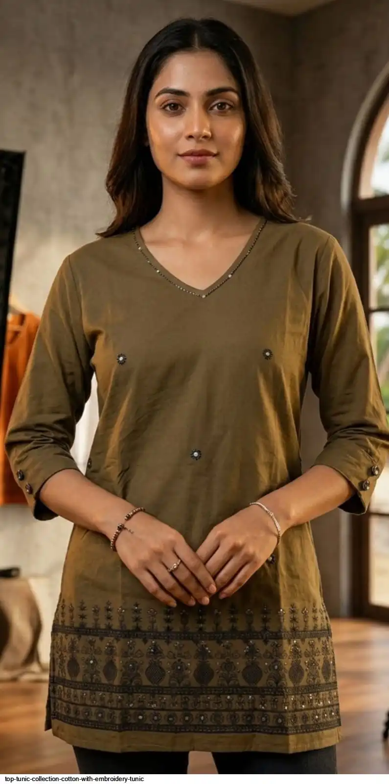TOP TUNIC COLLECTION COTTON WITH EMBROIDERY TUNIC 3