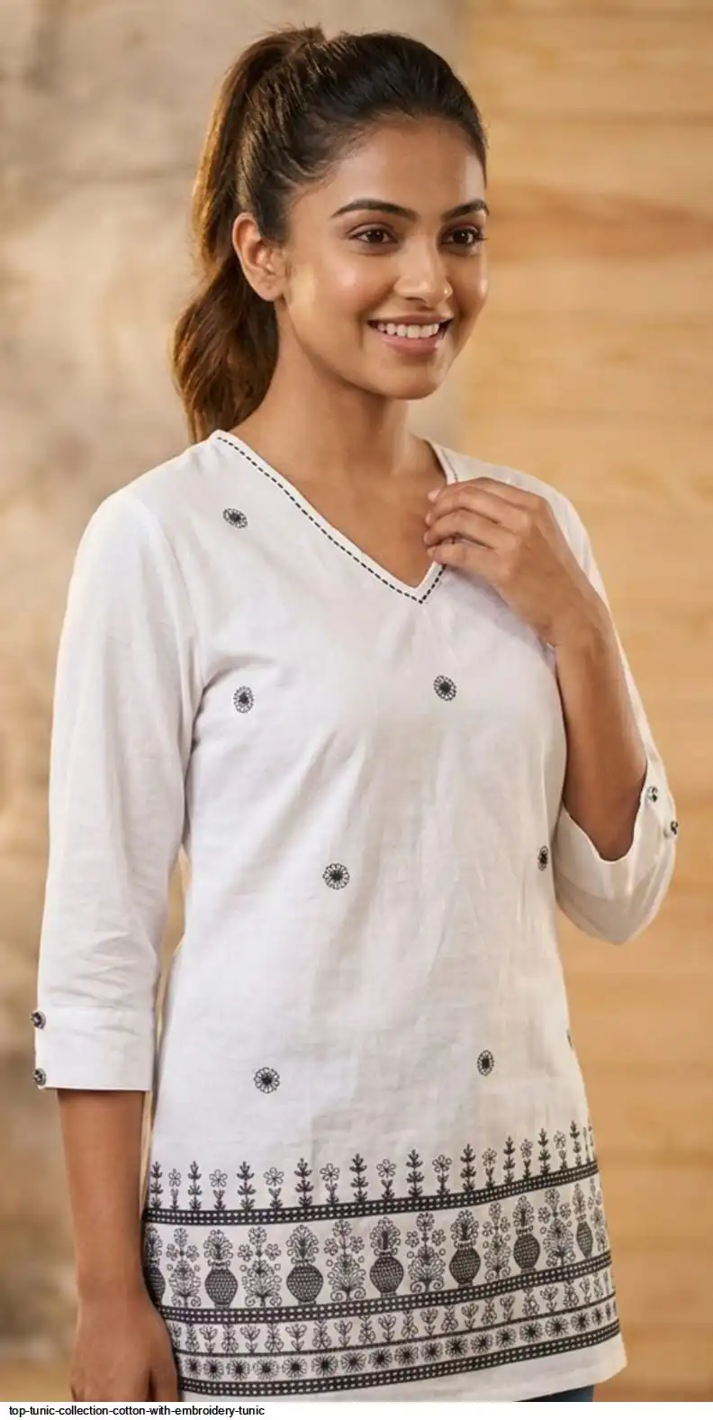 TOP TUNIC COLLECTION COTTON WITH EMBROIDERY TUNIC 5