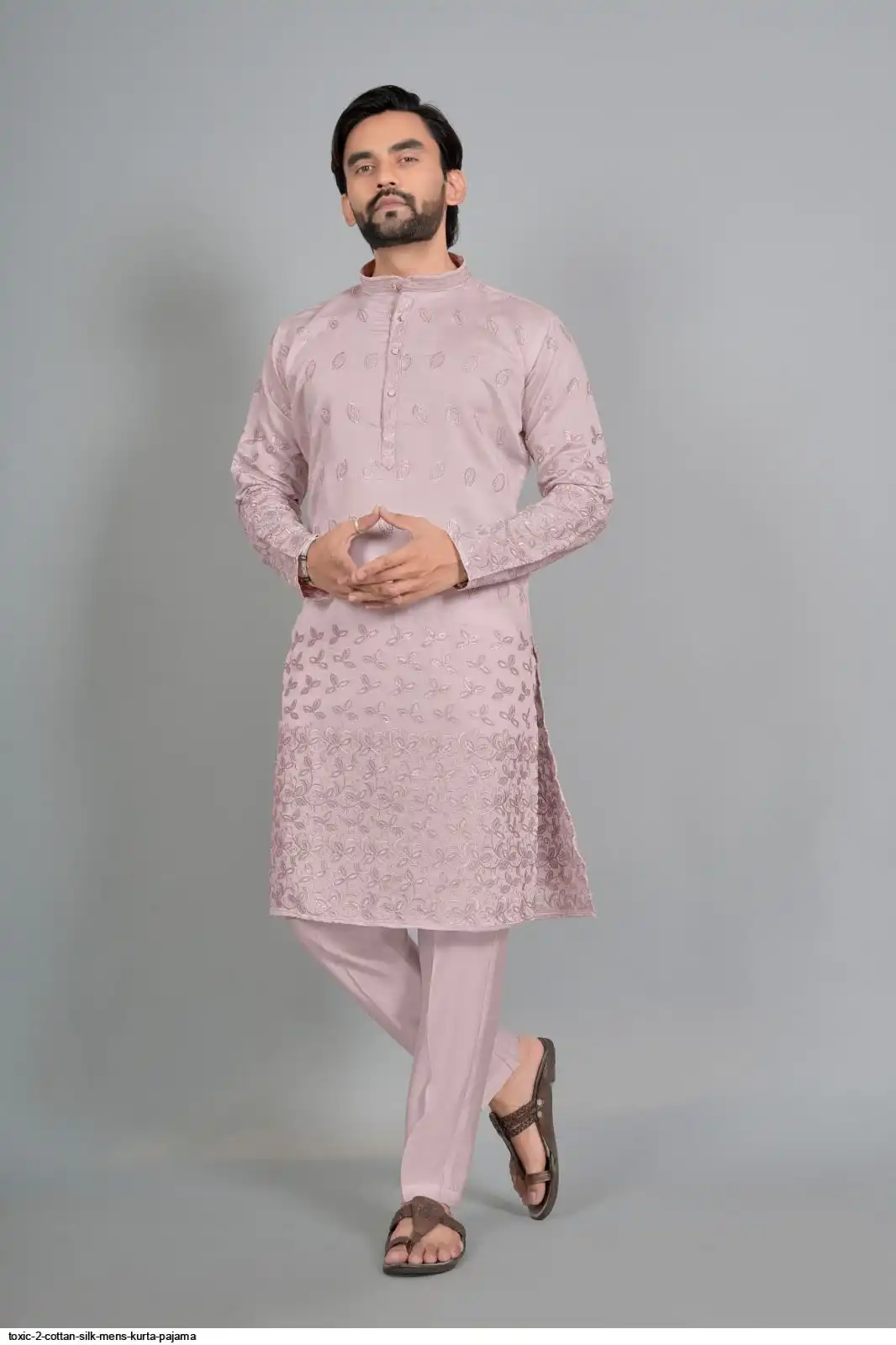 TOXIC 2 COTTAN SILK MENS KURTA PAJAMA C