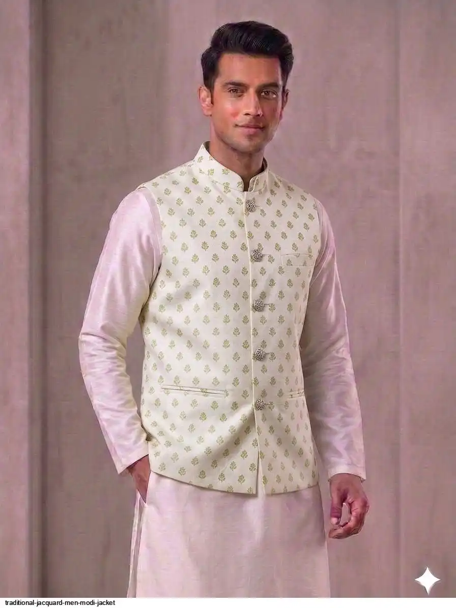 TRADITIONAL JACQUARD MEN MODI JACKET 2
