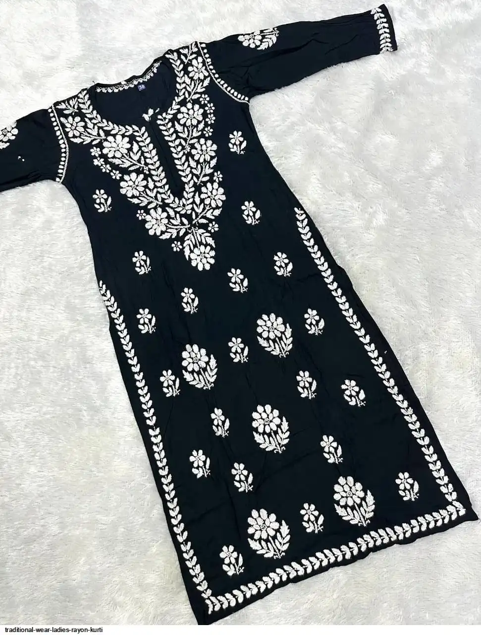 TRADITIONAL WEAR LADIES RAYON KURTI C