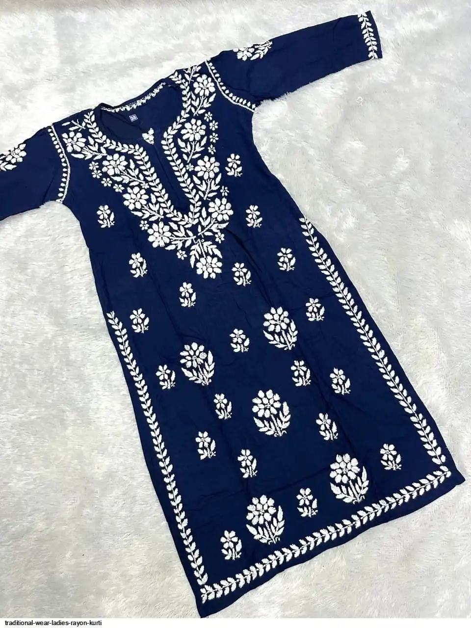 TRADITIONAL WEAR LADIES RAYON KURTI G