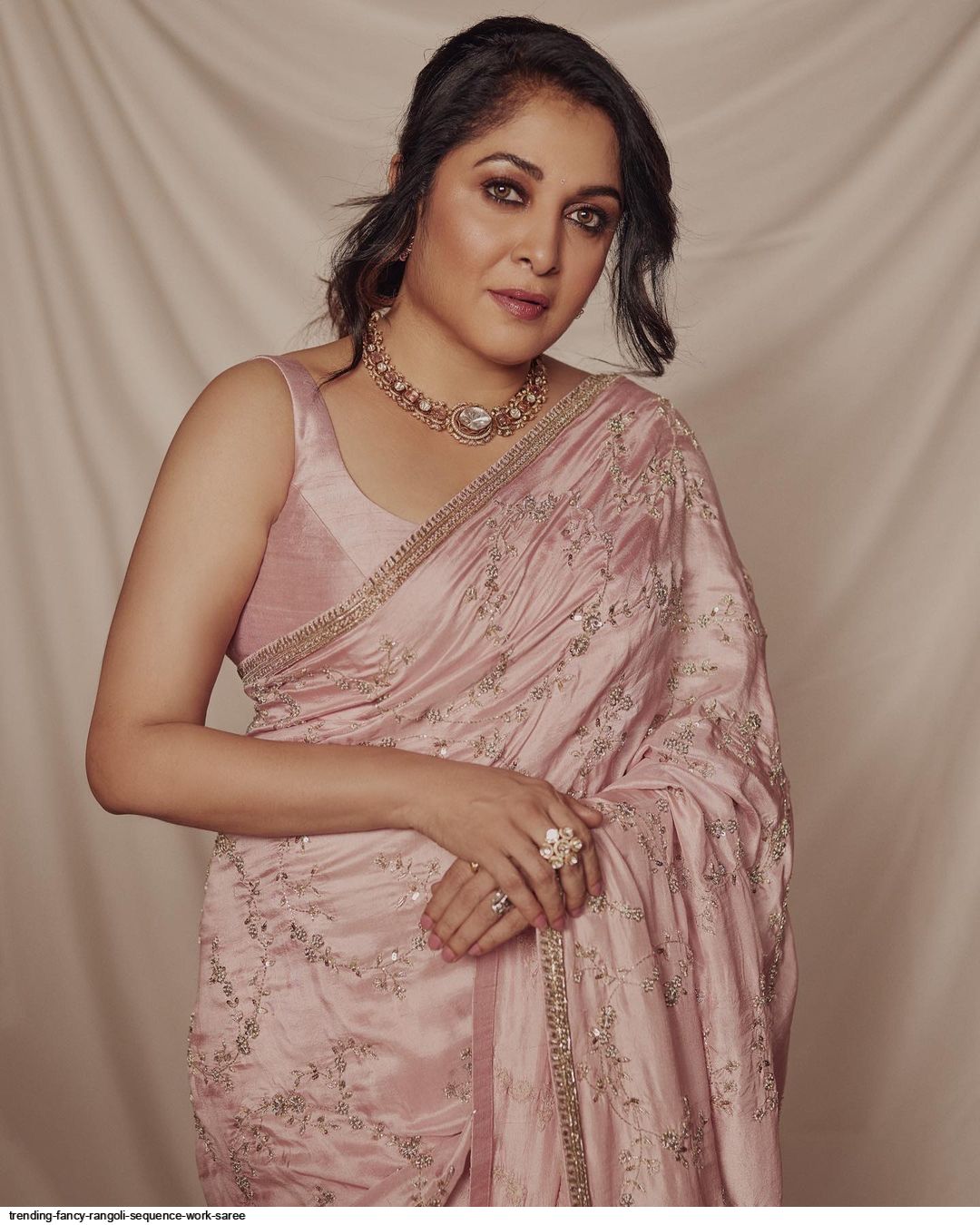 TRENDING FANCY RANGOLI SEQUENCE WORK SAREE