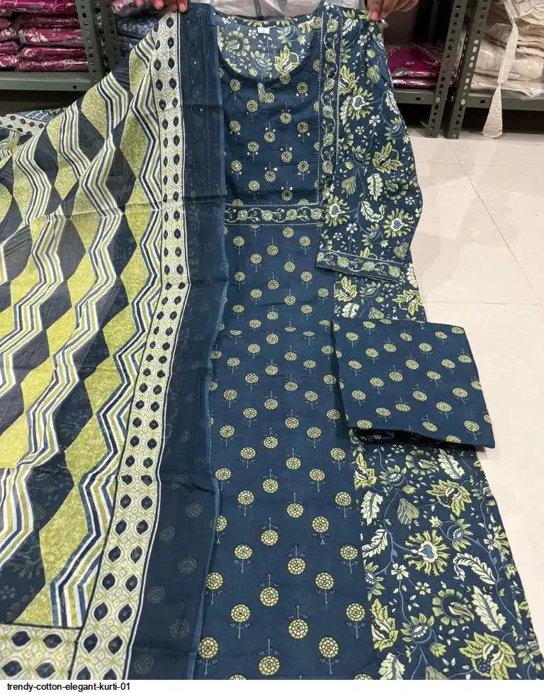 TRENDY COTTON ELEGANT KURTI 01