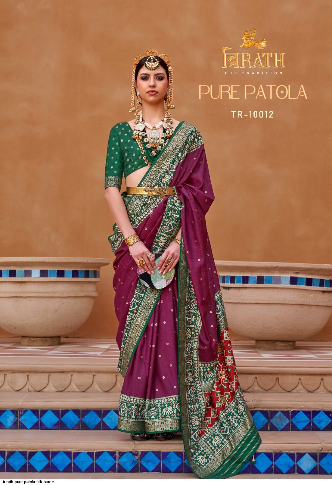 TRIRATH PURE PATOLA SILK SAREE 10012