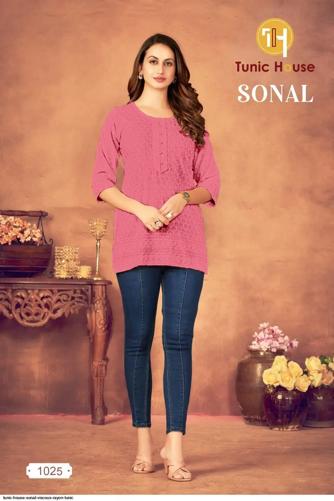 TUNIC HOUSE SONAL VISCOUS RAYON TUNIC 1025