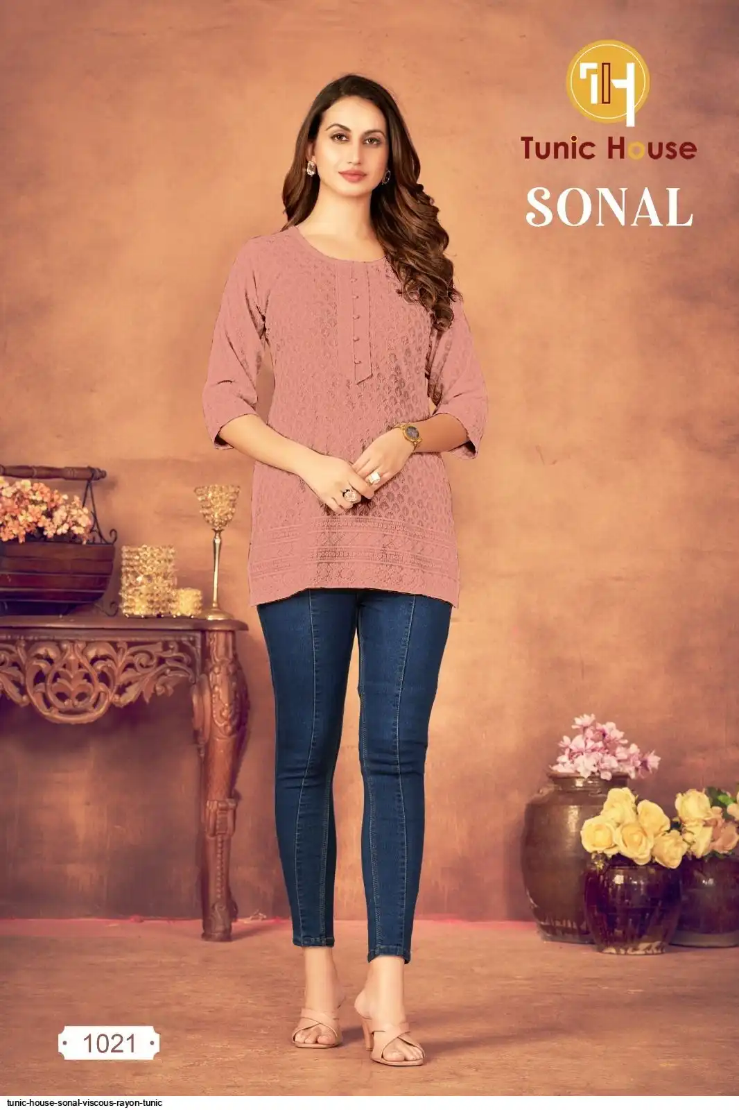 TUNIC HOUSE SONAL VISCOUS RAYON TUNIC 1021