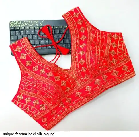 UNIQUE FENTAM HEVI SILK BLOUSE 4