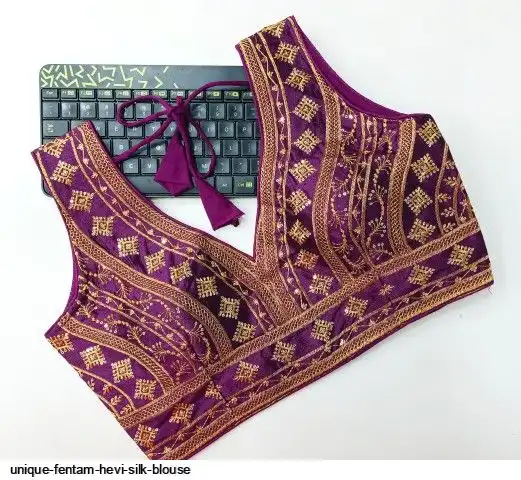 UNIQUE FENTAM HEVI SILK BLOUSE 1