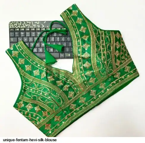 UNIQUE FENTAM HEVI SILK BLOUSE 2