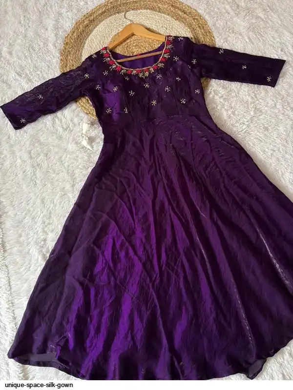 UNIQUE SPACE SILK GOWN 2