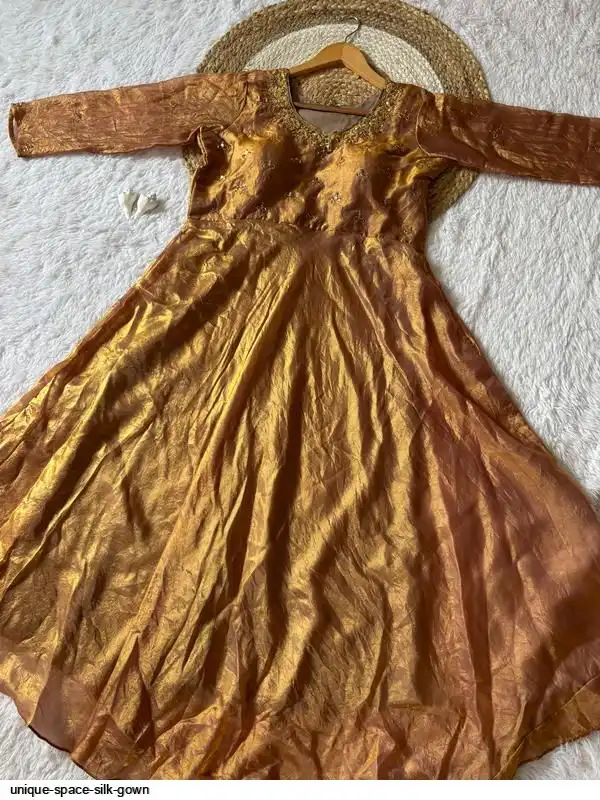UNIQUE SPACE SILK GOWN 1