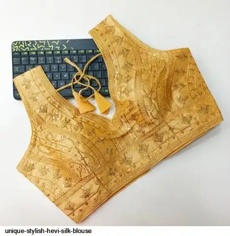 UNIQUE STYLISH HEVI SILK BLOUSE 1