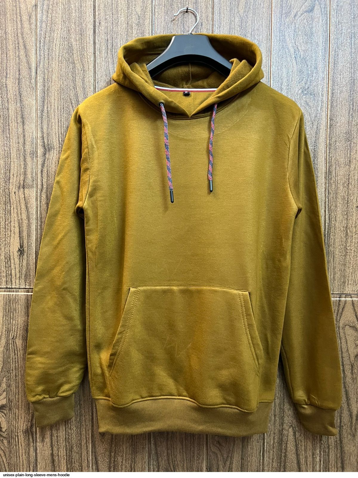 UNISEX PLAIN LONG SLEEVE MENS HOODIE