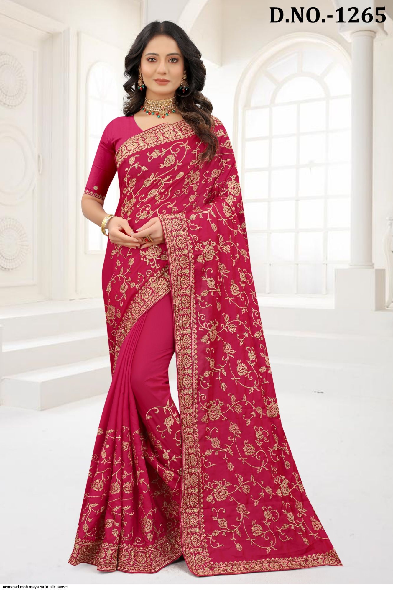 UTSAVNARI MOH MAYA SATIN SILK SAREES