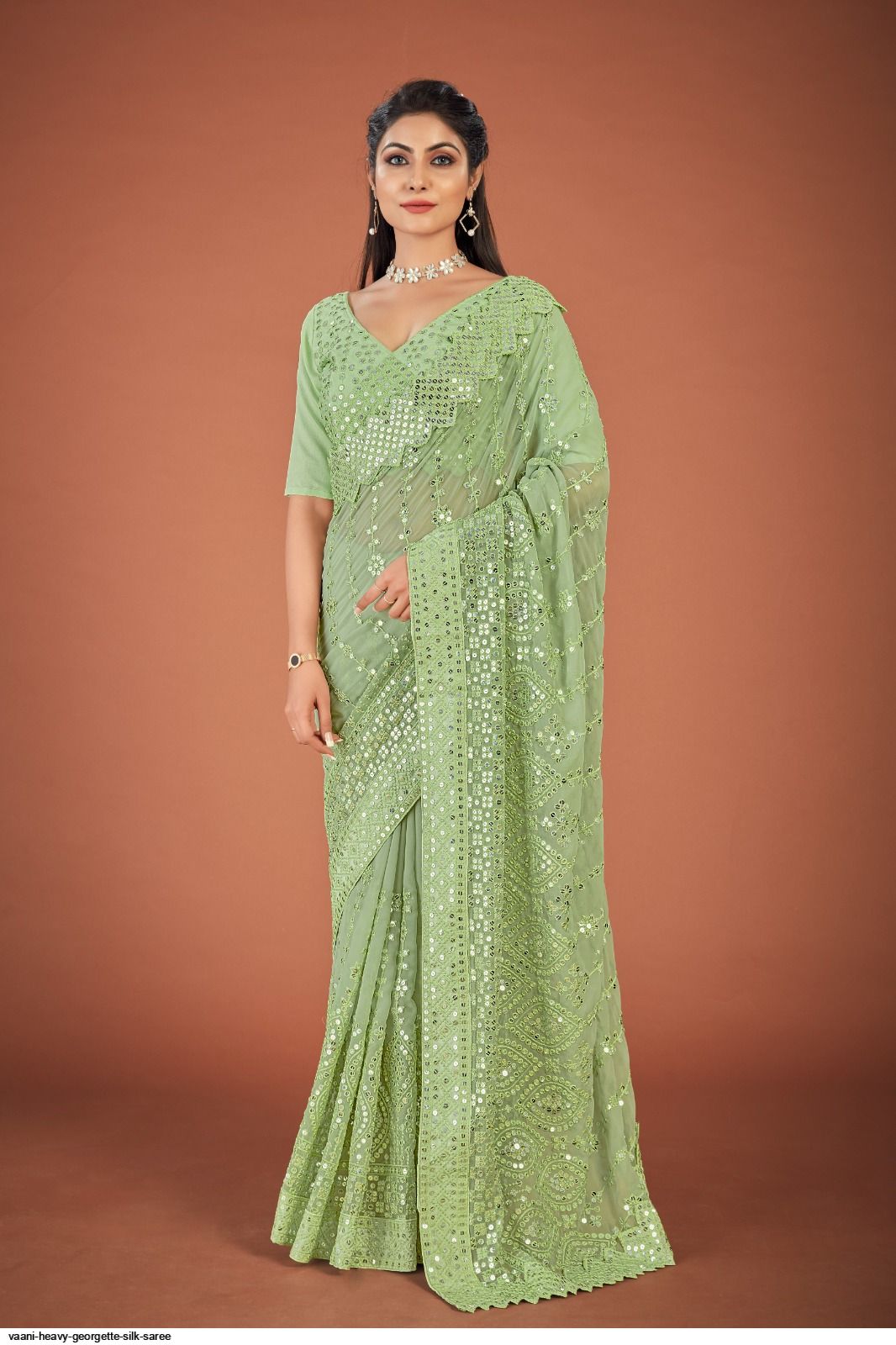VAANI HEAVY GEORGETTE SILK SAREE G