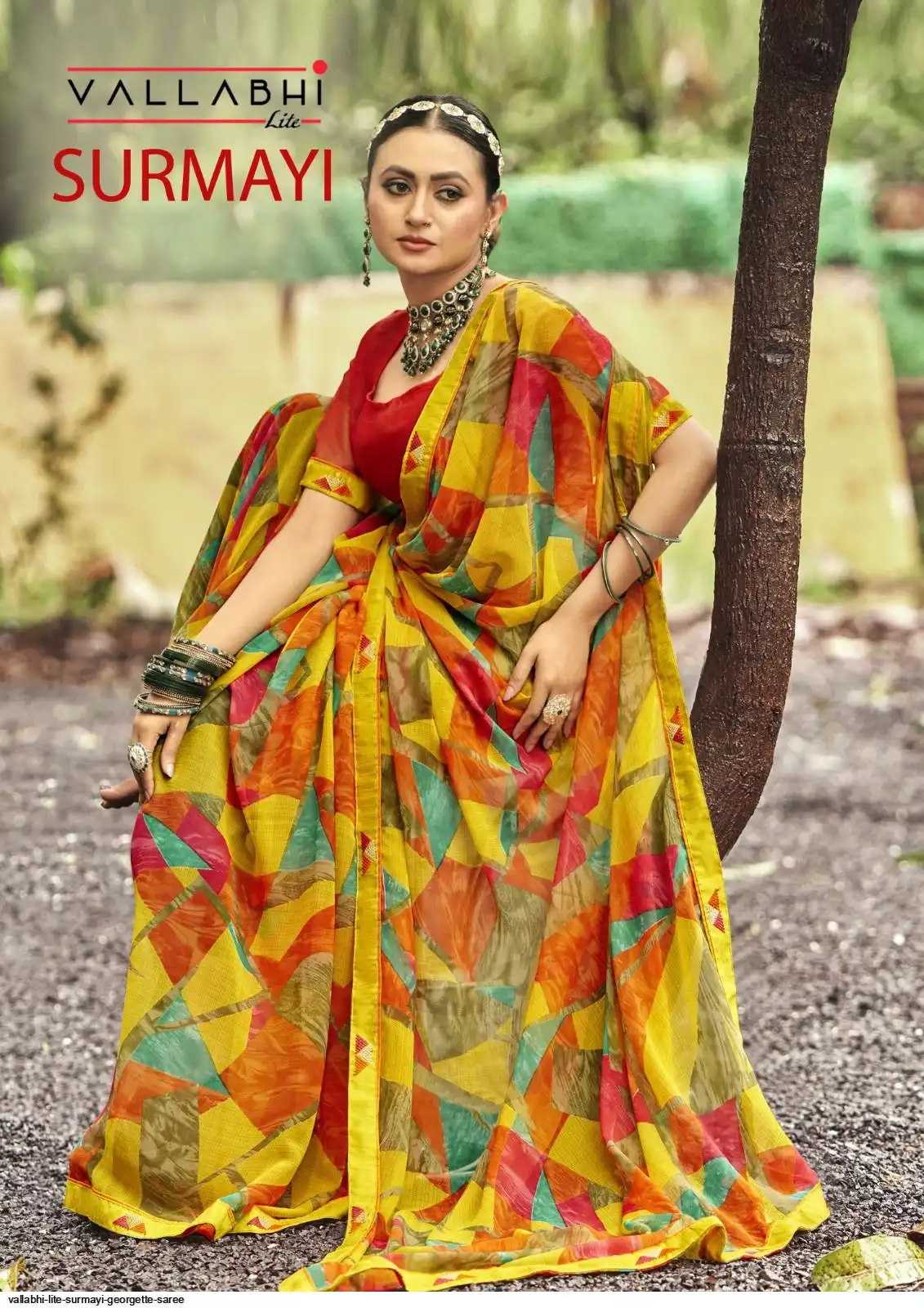 VALLABHI LITE SURMAYI GEORGETTE SAREE