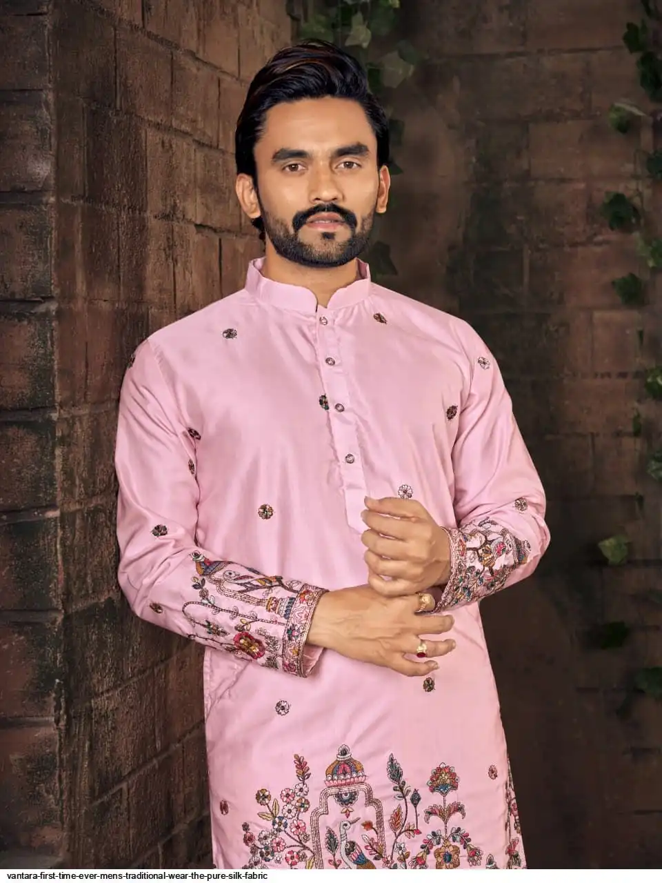 VANTARA FIRST TIME EVER MENS TRADITIONAL WEAR THE PURE SILK FABRIC B