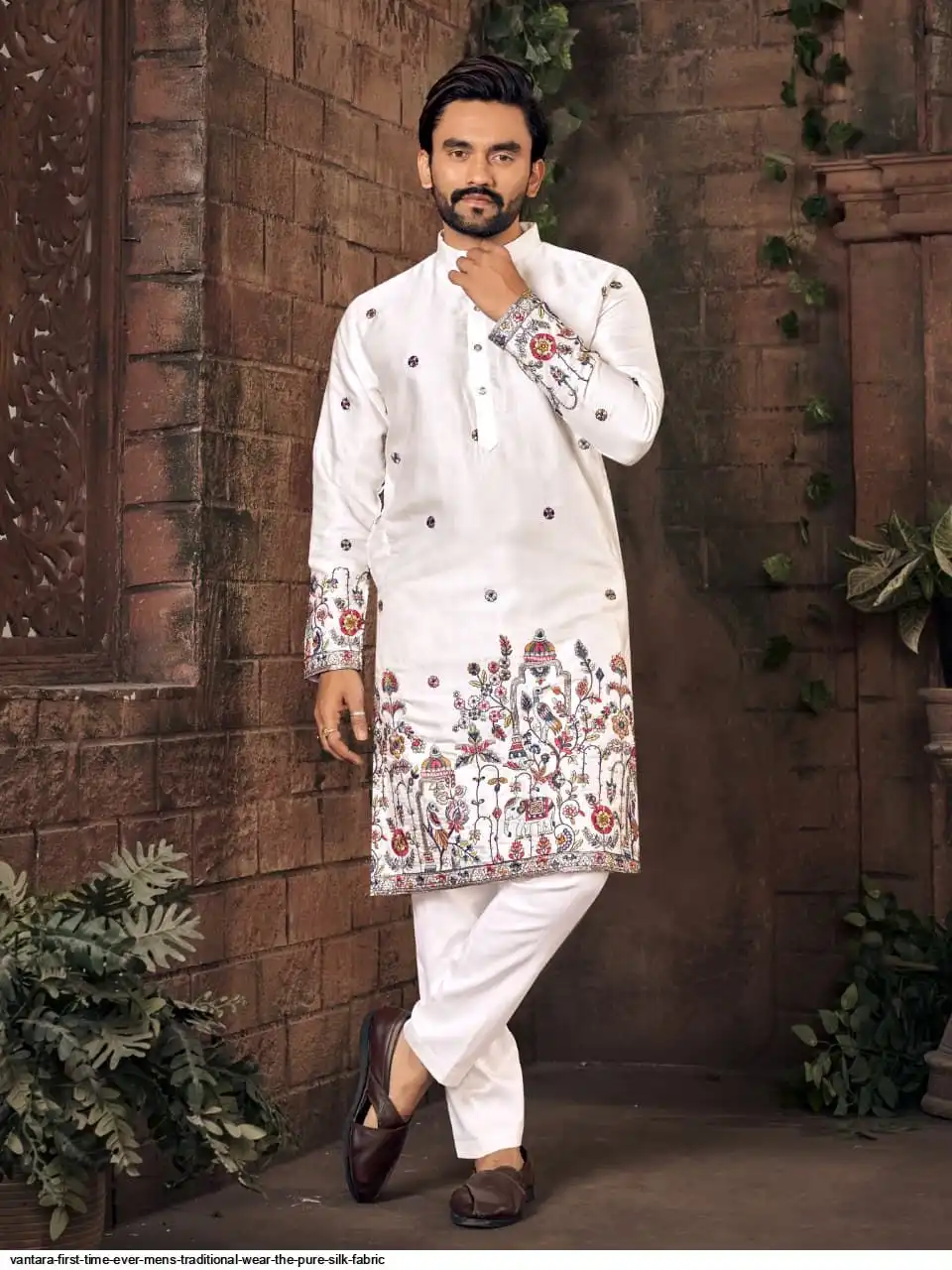 VANTARA FIRST TIME EVER MENS TRADITIONAL WEAR THE PURE SILK FABRIC D