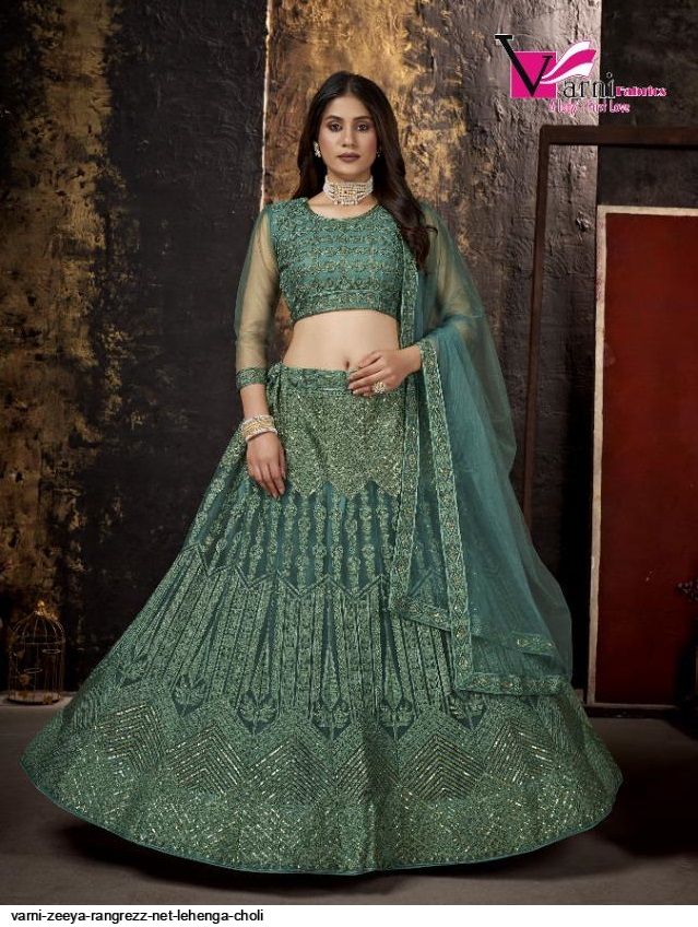 Girls Green Printed Ready to Wear Lehenga Choli With Net Cape Sleeve –  DIVAWALK | Online Shopping for Designer Jewellery, Clothing, Handbags in  India