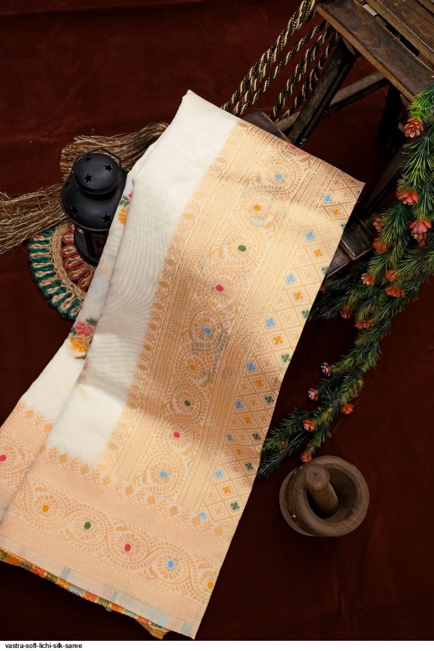 VASTRA SOFT LICHI SILK SAREE