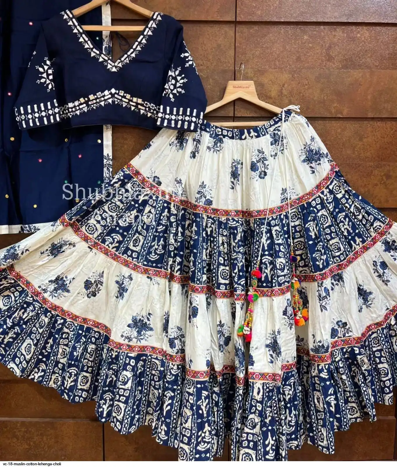 VC 18 MUSLIN COTTON LEHENGA CHOLI