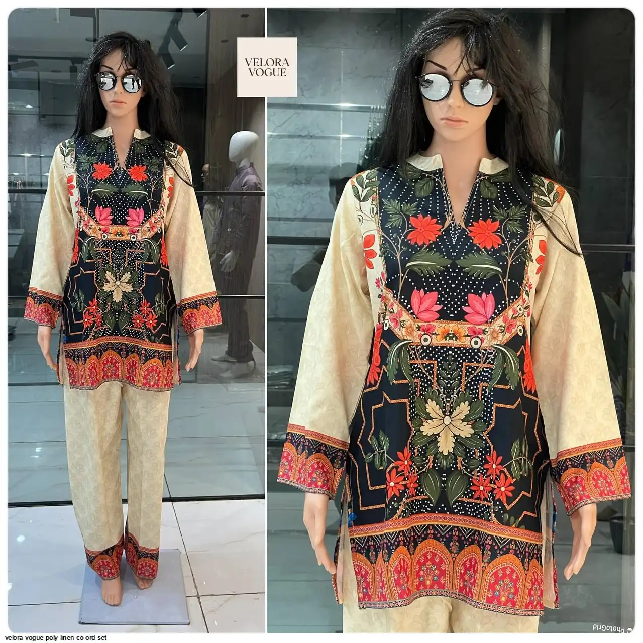 VELORA VOGUE POLY LINEN CO ORD SET