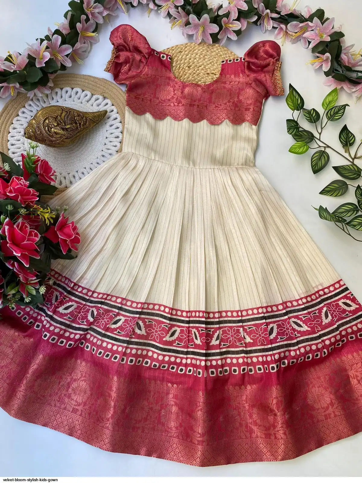 VELVET BLOOM STYLISH KIDS GOWN B