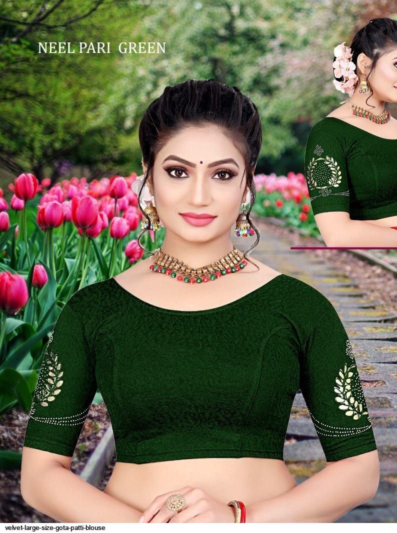 gota patti velvet shawl