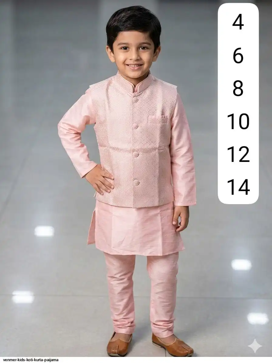 VENMER KIDS KOTI KURTA PAIJAMA I