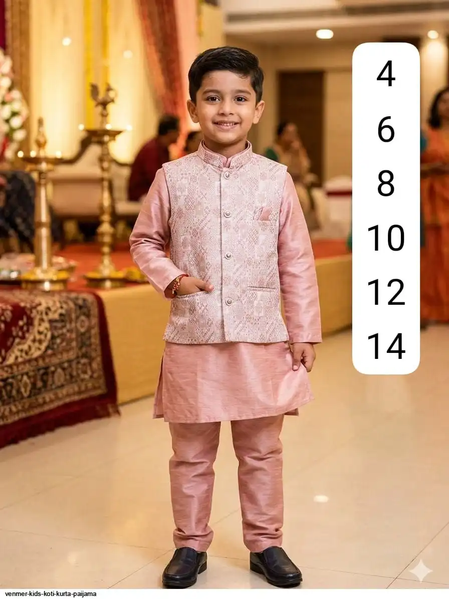 VENMER KIDS KOTI KURTA PAIJAMA G