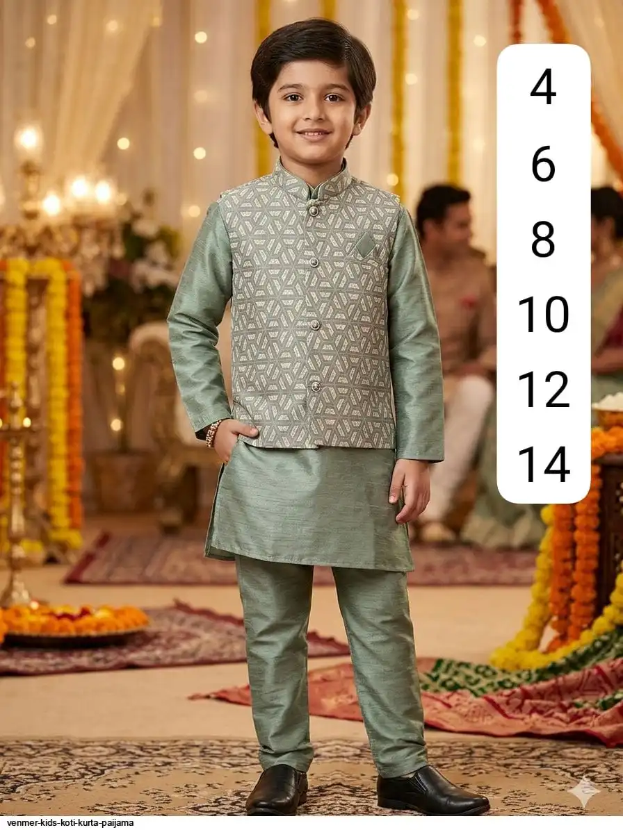 VENMER KIDS KOTI KURTA PAIJAMA J