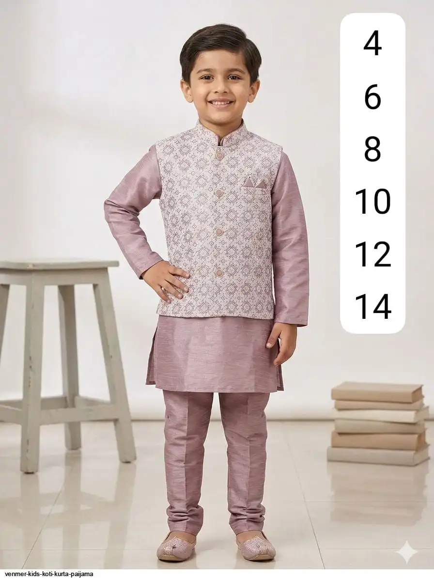 VENMER KIDS KOTI KURTA PAIJAMA K