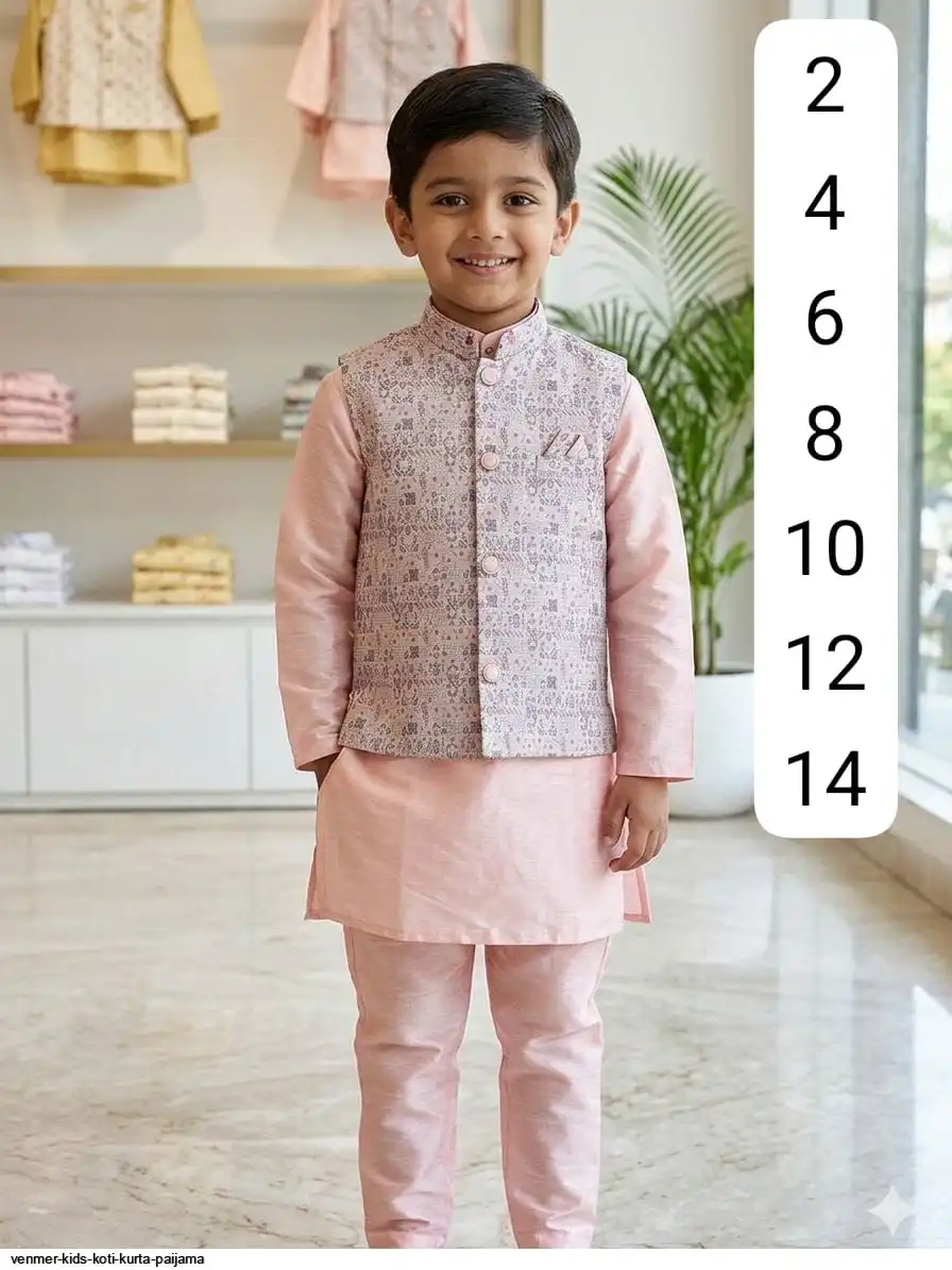 VENMER KIDS KOTI KURTA PAIJAMA M