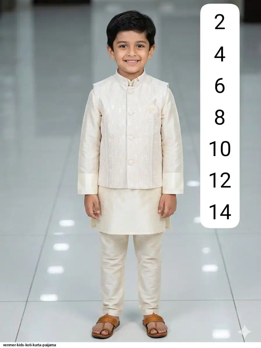 VENMER KIDS KOTI KURTA PAIJAMA N